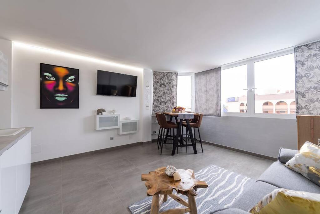 플라야 델 잉글스 Attico Playa De Ingles Con Parking E Piscina 아파트 외부 사진